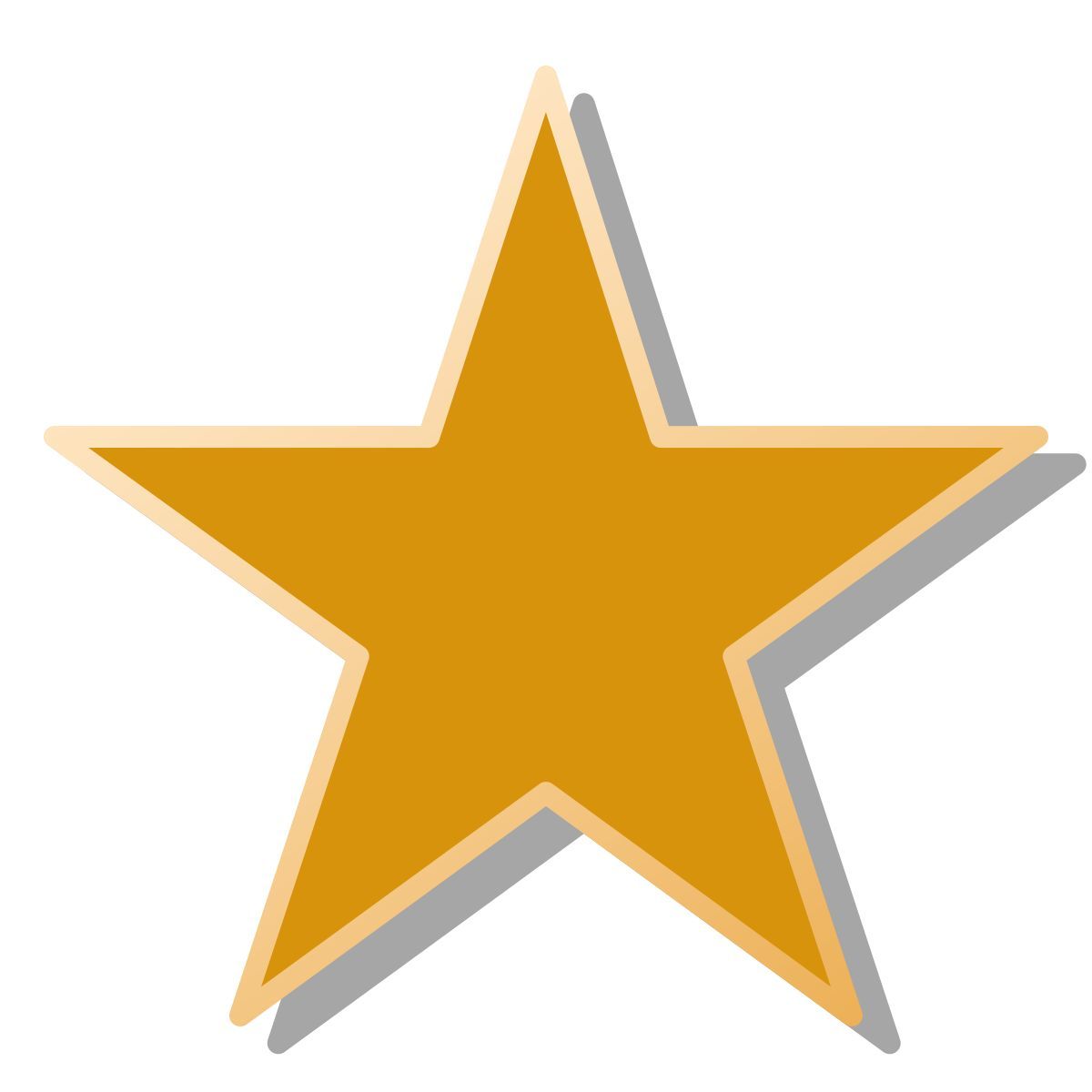 pin style star icon