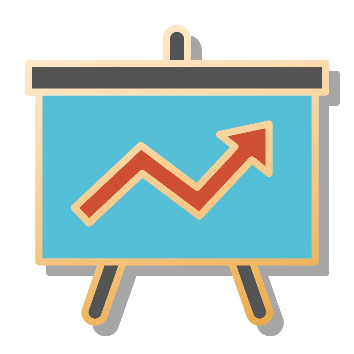 pin style estadísticas icon