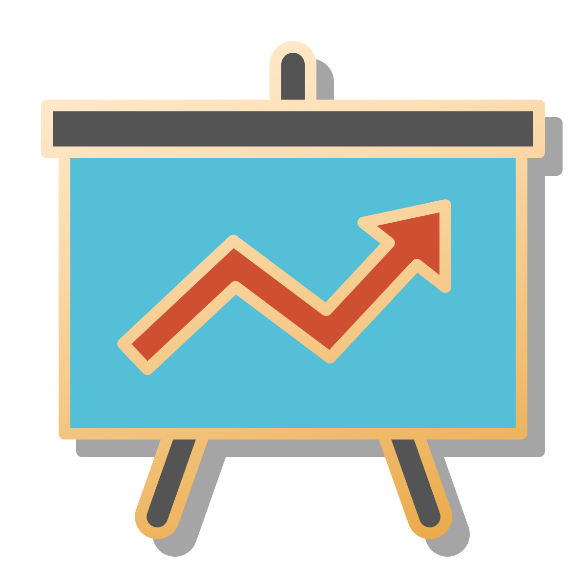 pin style statistics icon