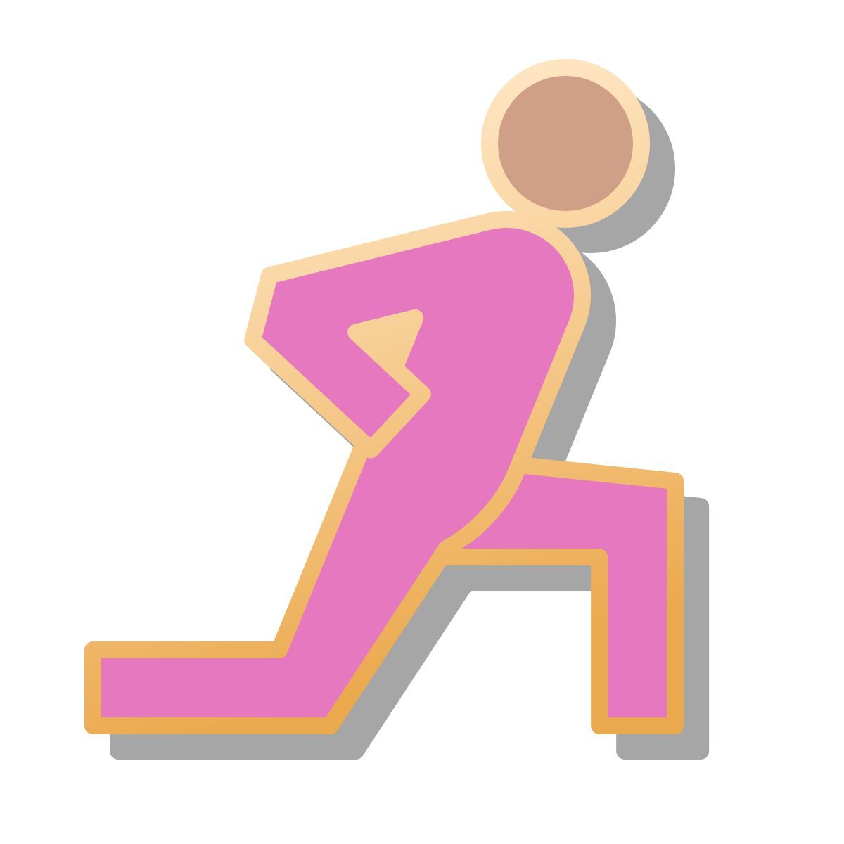 pin style stretching icon