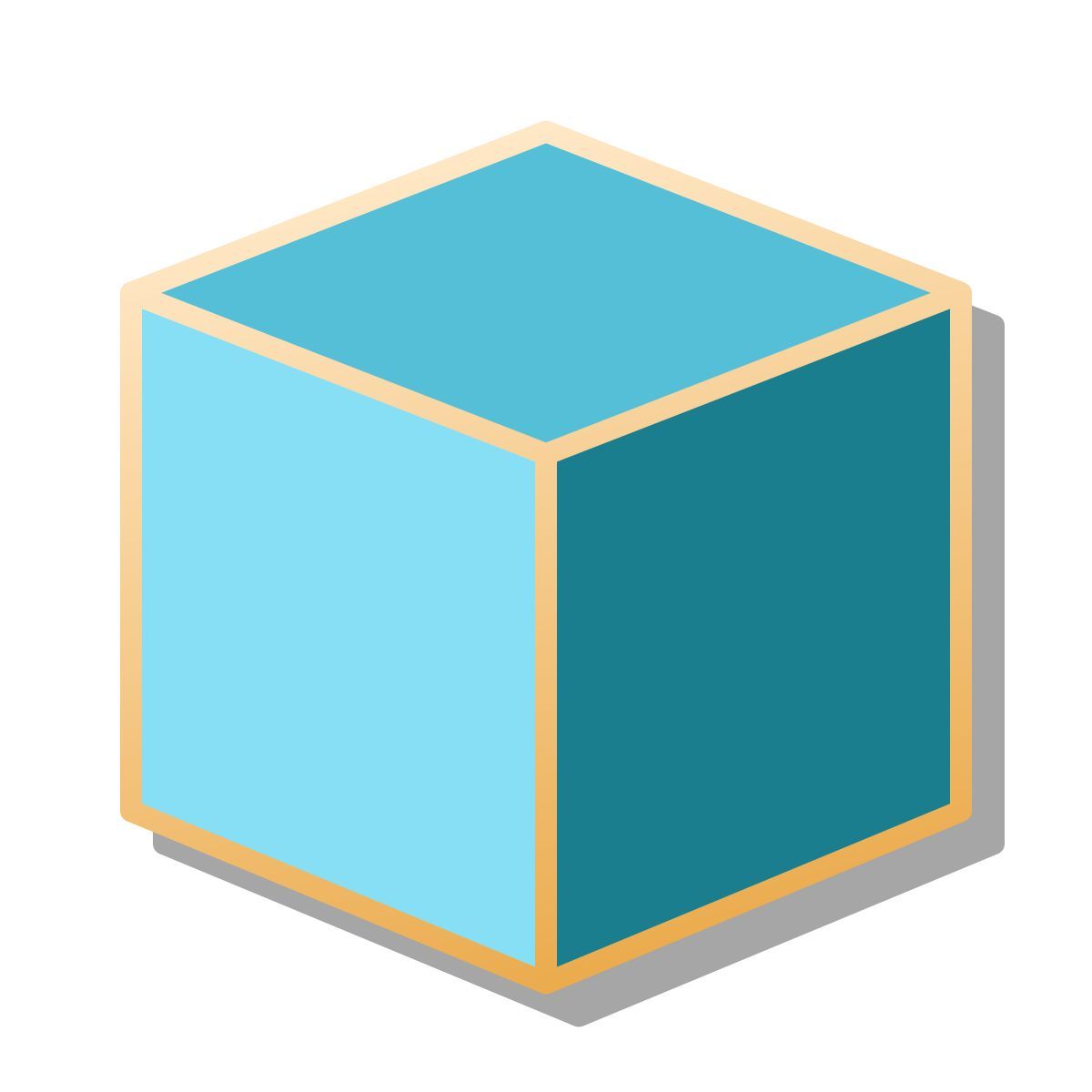 pin style cube icon
