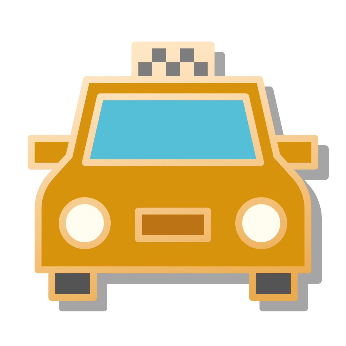 pin style taxi icon
