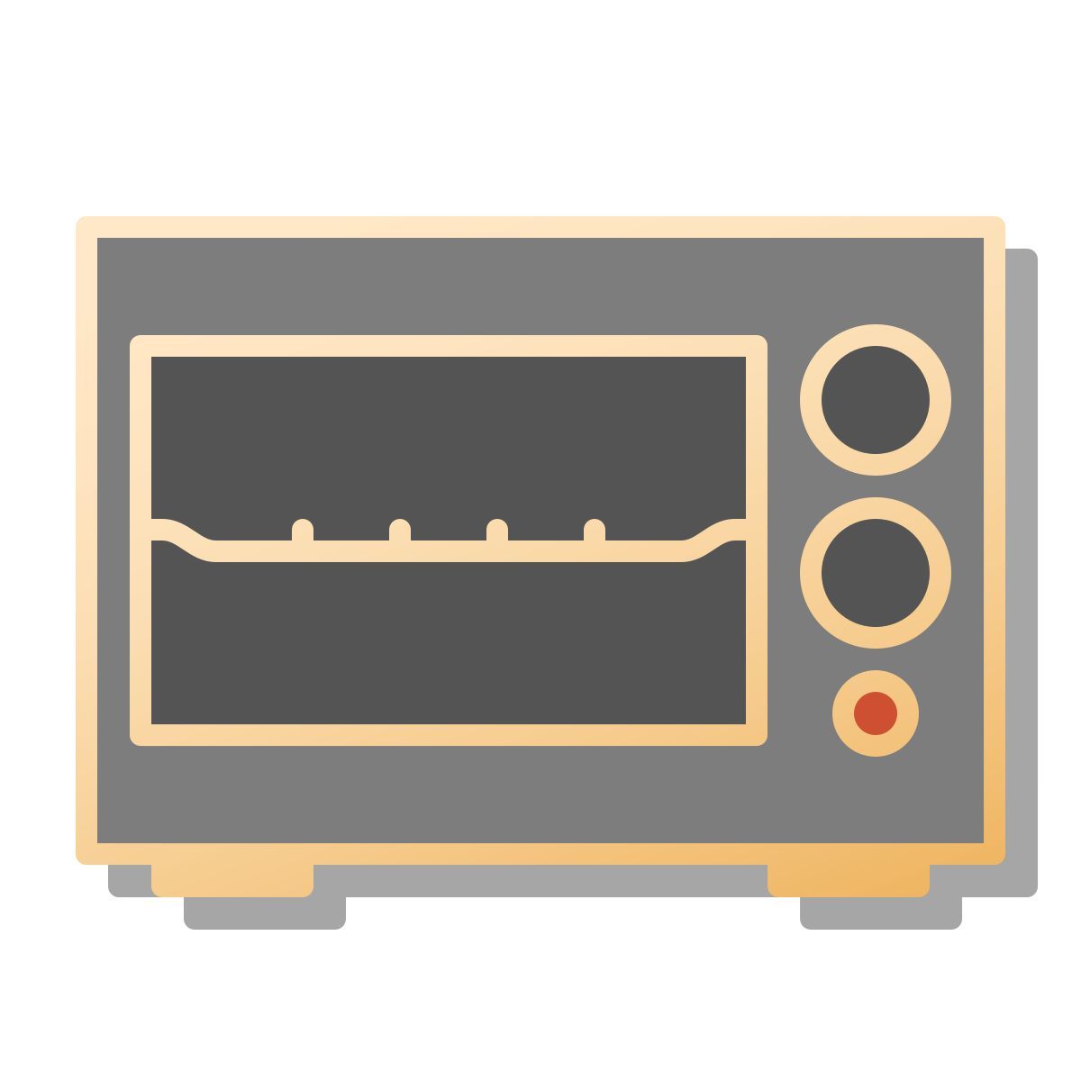 pin style forno con tostapane icon
