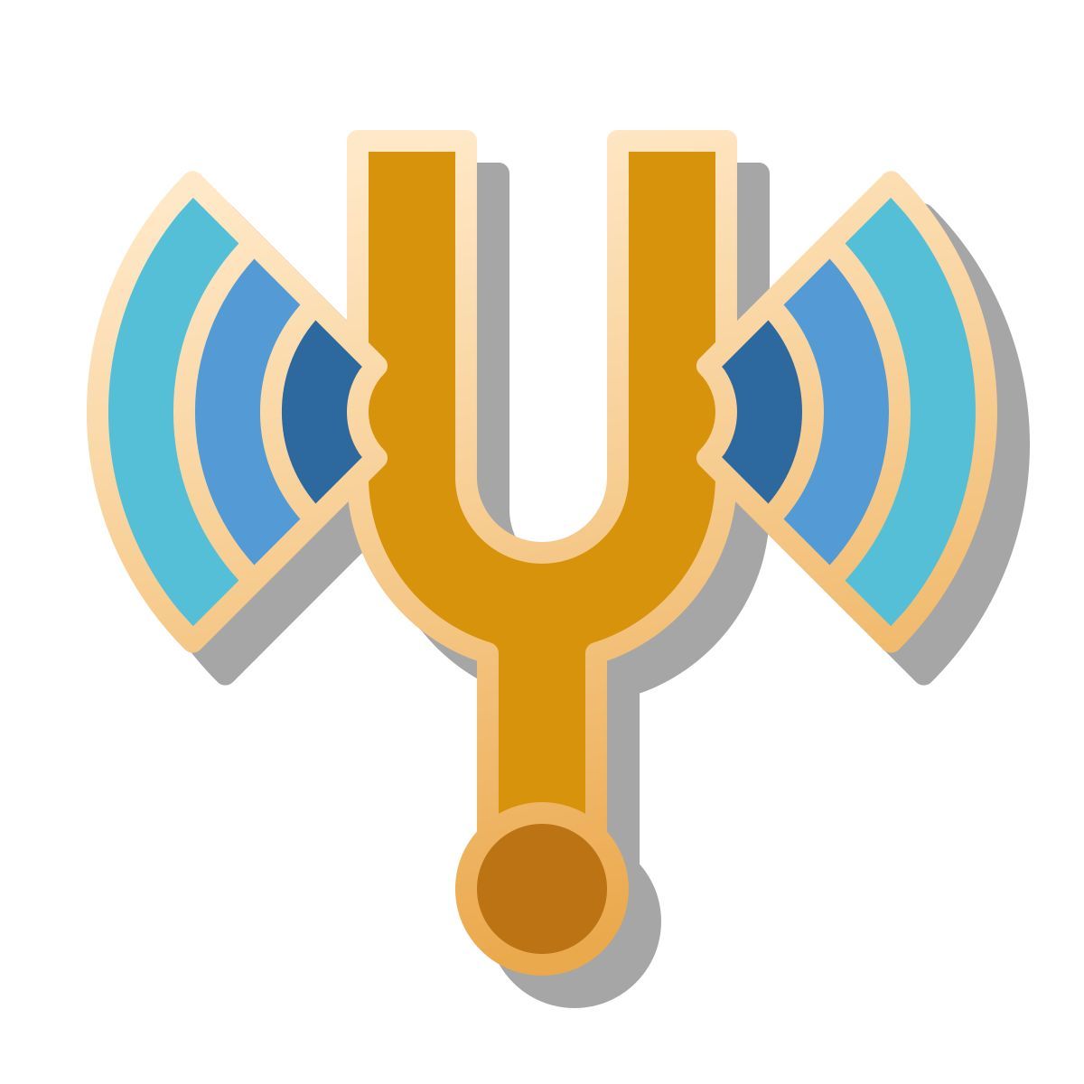 pin style stimmgabel icon