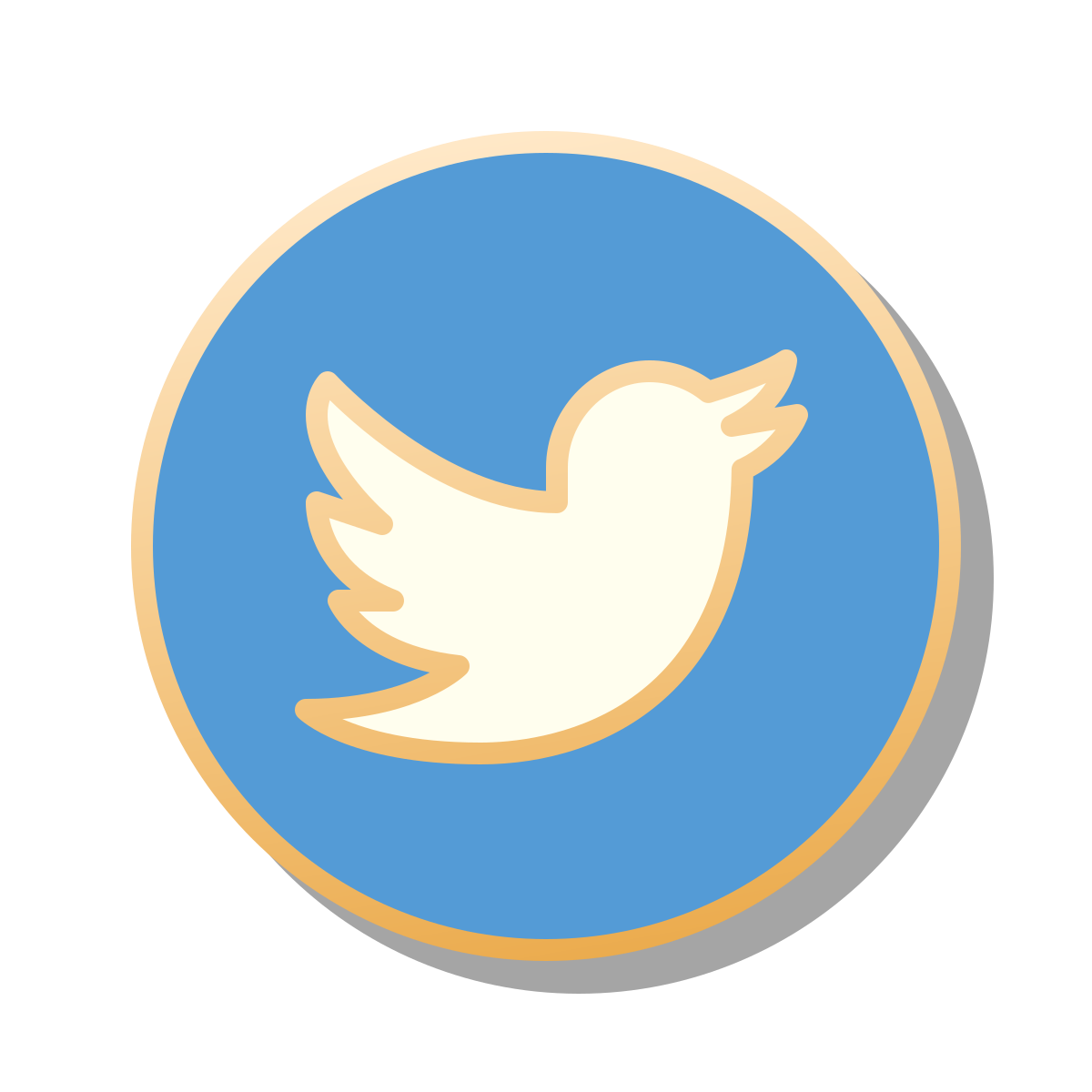 pin style twitter circled icon