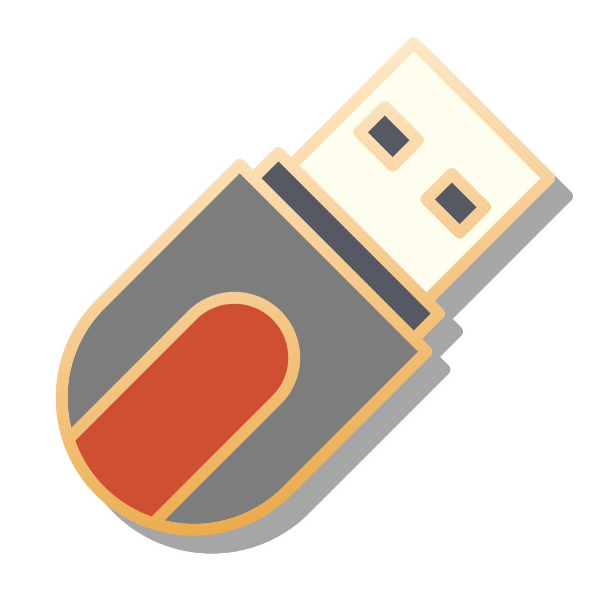 pin style usb memory stick icon
