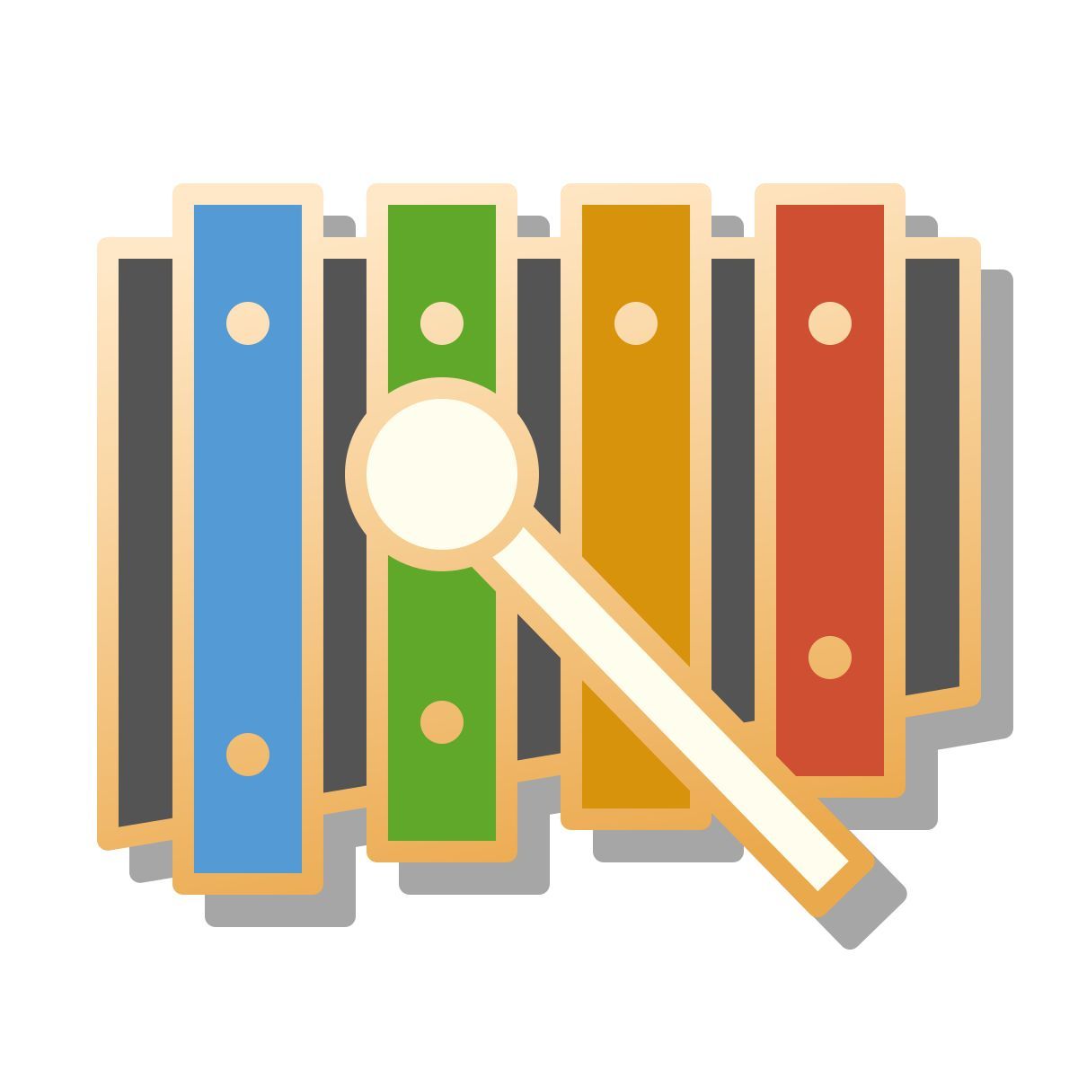 pin style xylophon icon