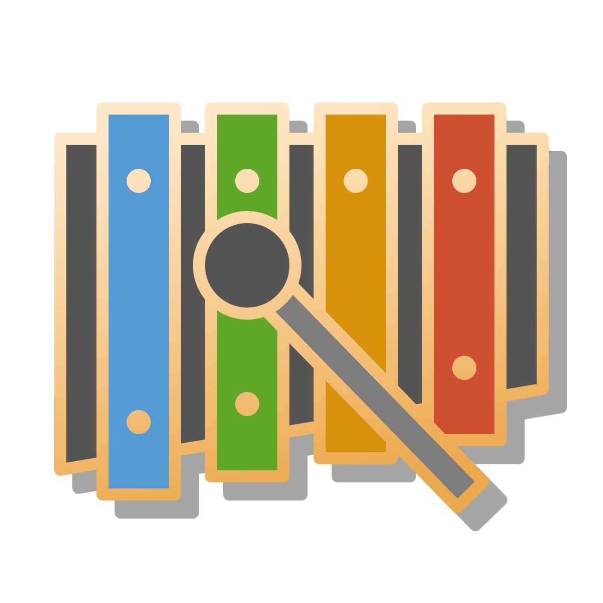 pin style xilofone icon