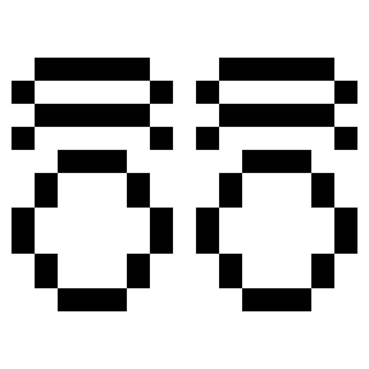 pixels style double tap avec deux doigts icon