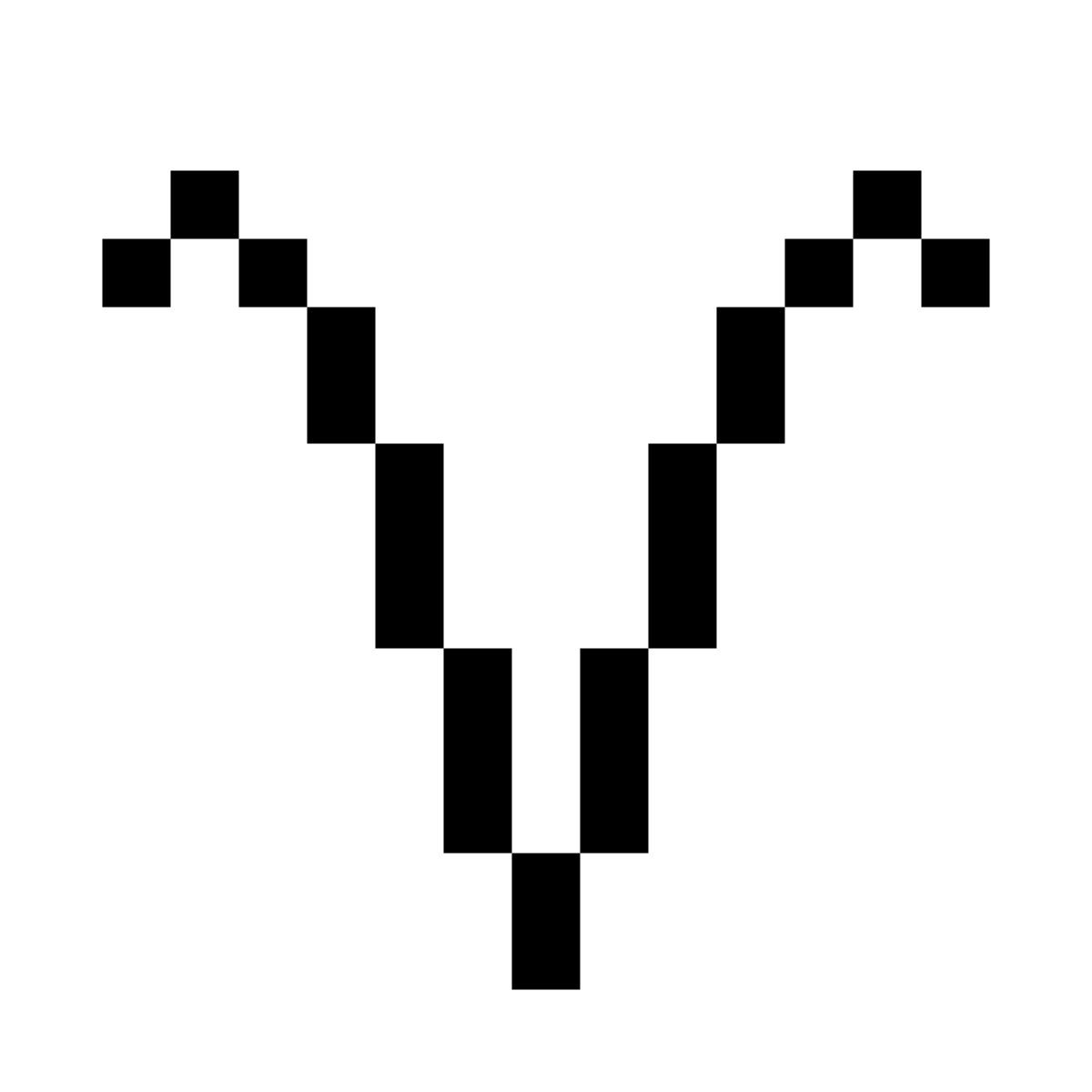 pixels style 양자리 icon