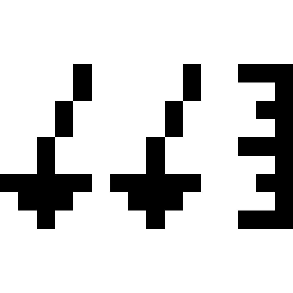 pixels style atmospheric pressure icon