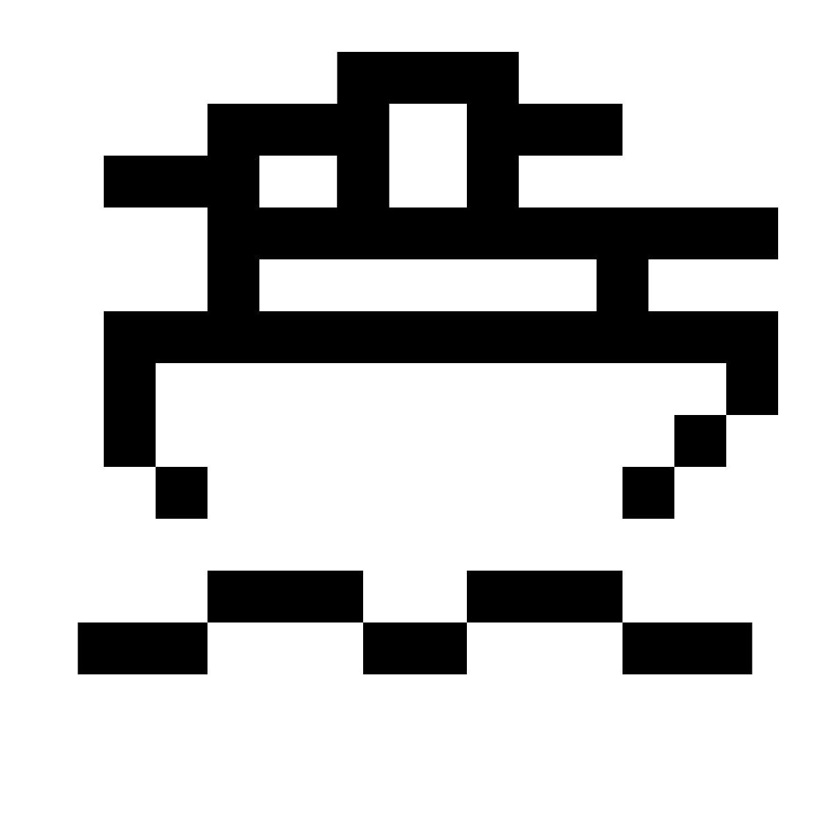 pixels style 전함 icon