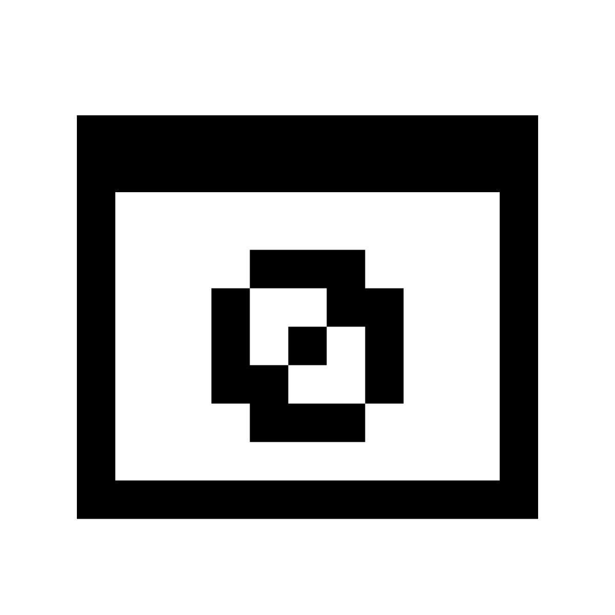 pixels style no access icon