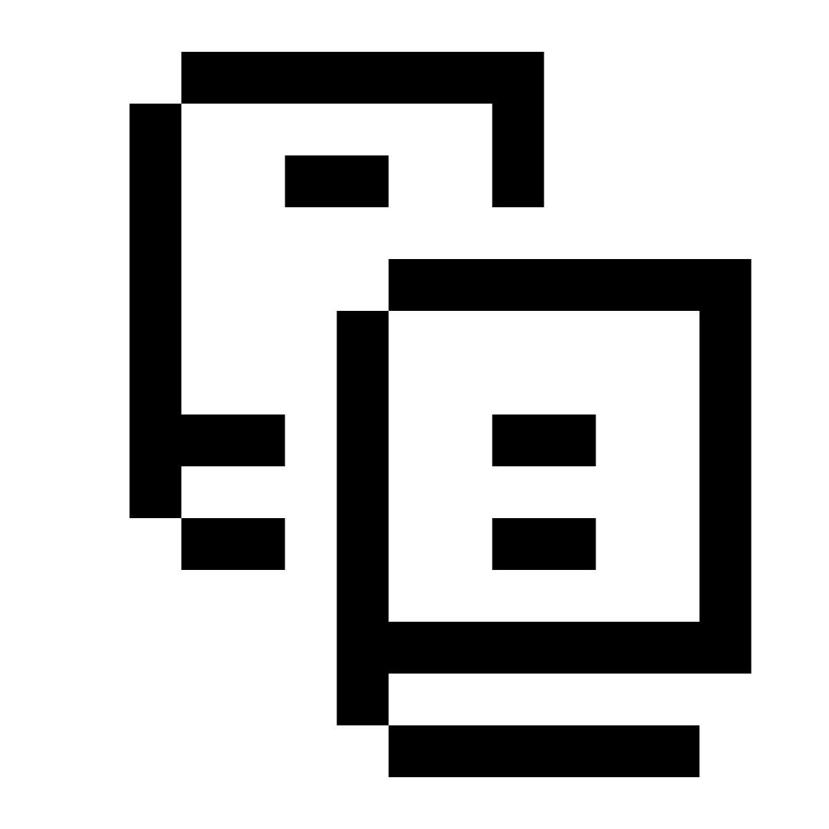 pixels style books icon