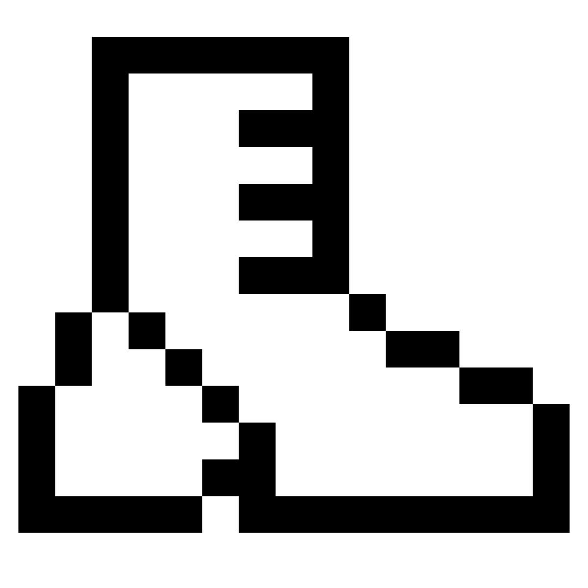 pixels style botas icon