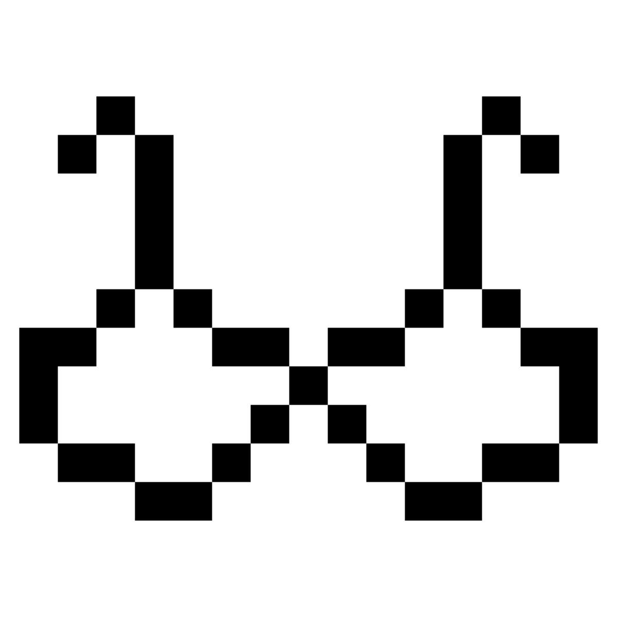 pixels style bh icon