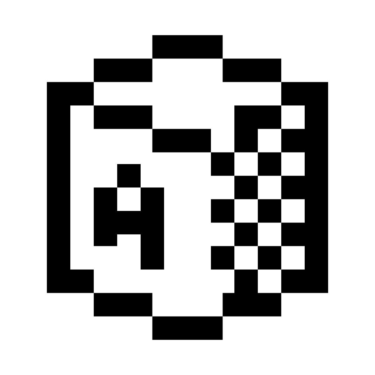 pixels style abc block icon