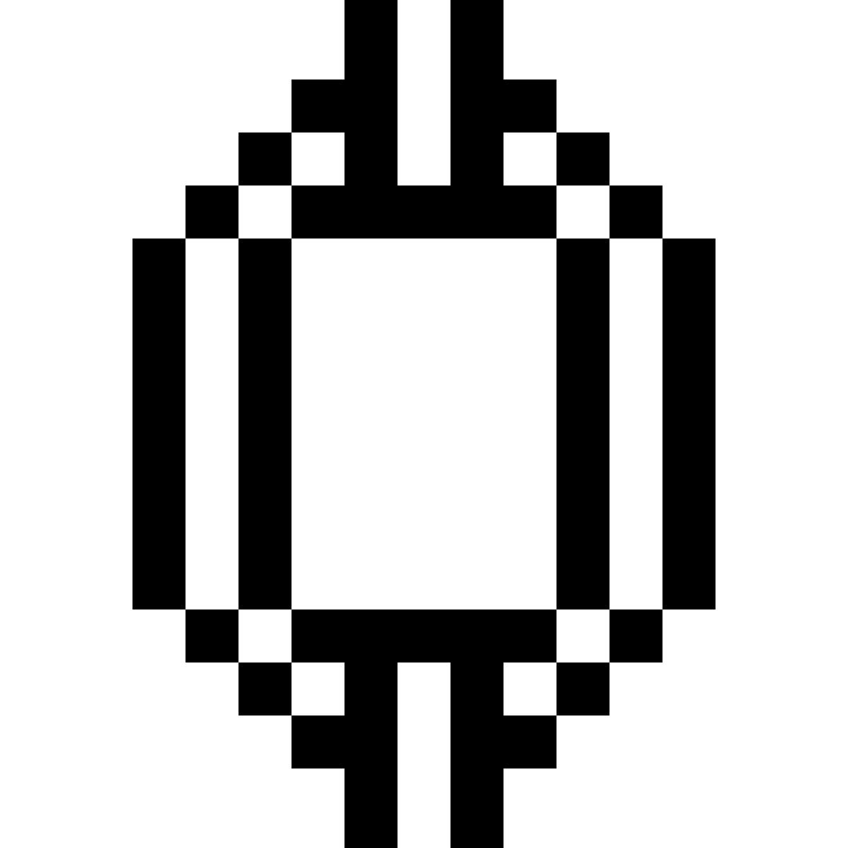pixels style chain intermediate icon
