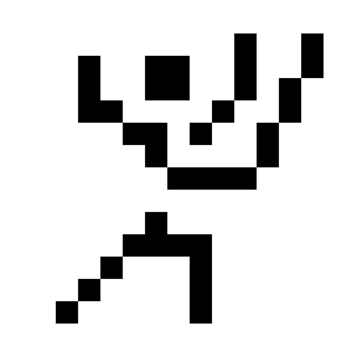 pixels style arrampicata icon