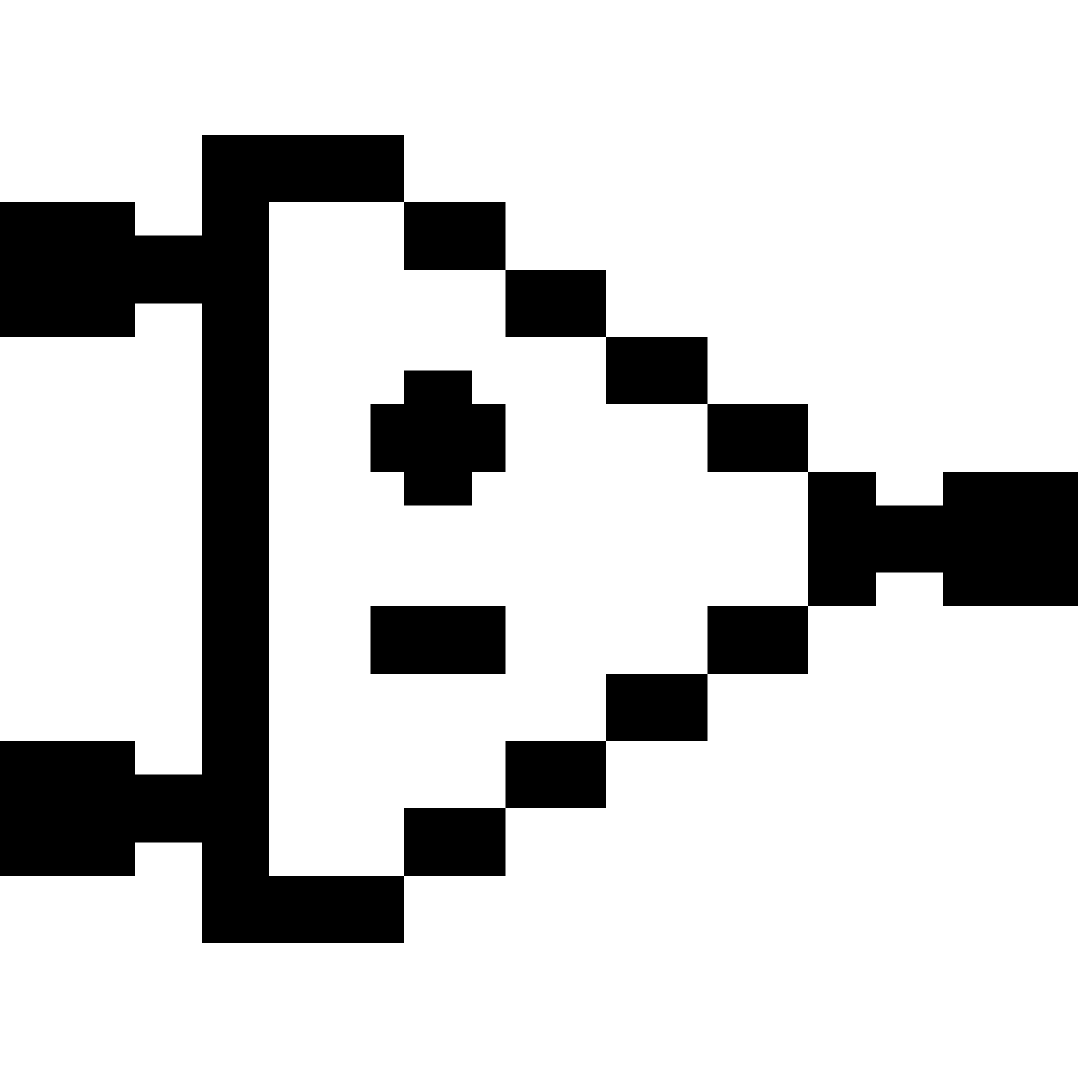 pixels style comparator icon