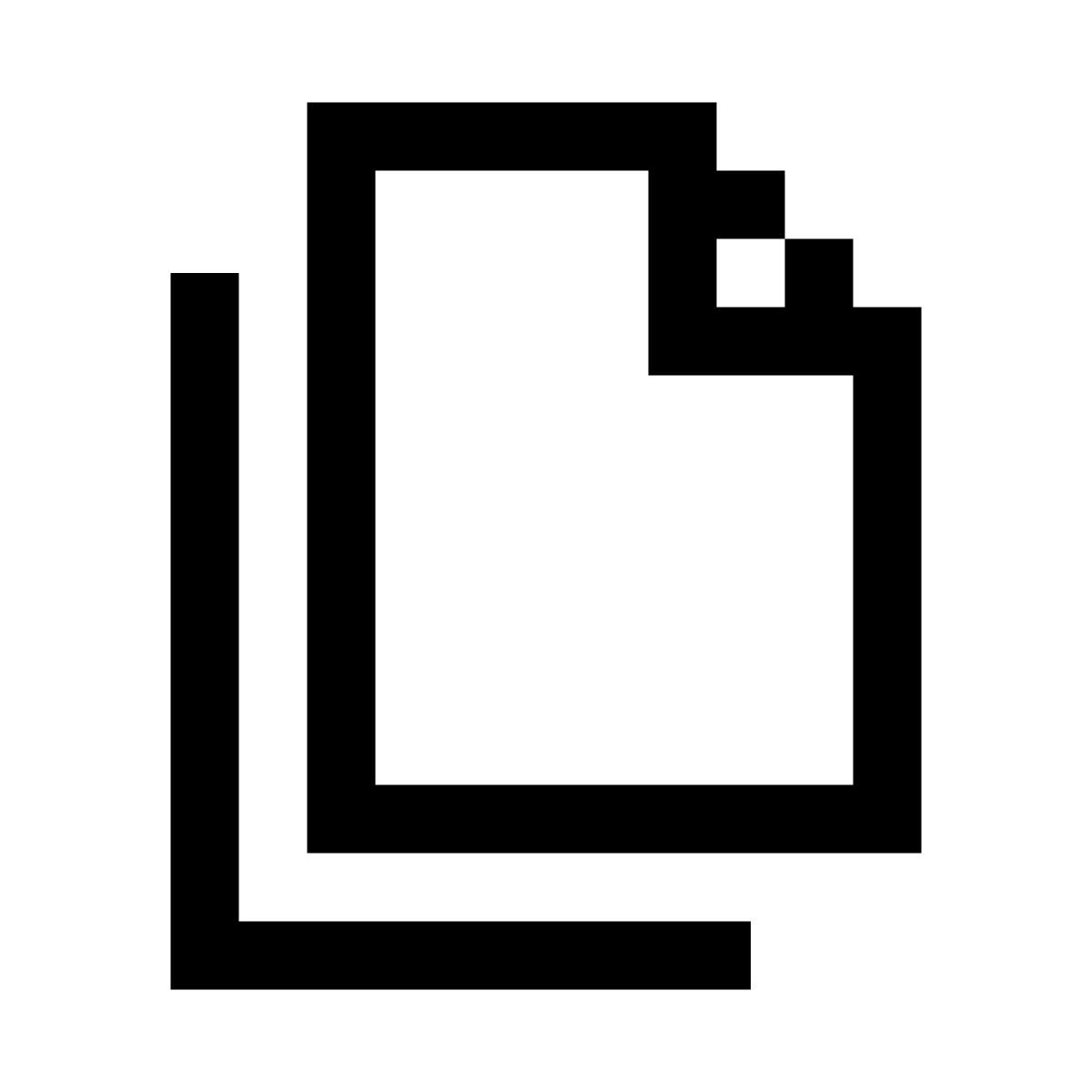 pixels style copy icon