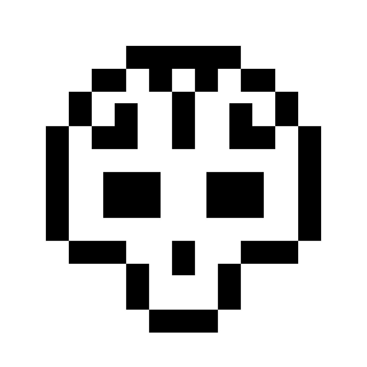 pixels style dia de los muertos icon
