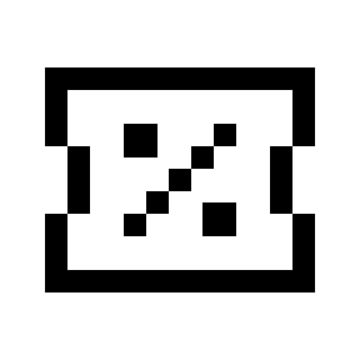 pixels style 할인 티켓 icon