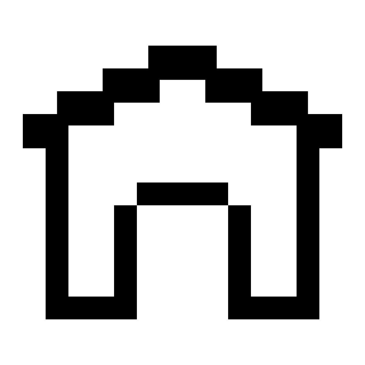 pixels style cucha icon