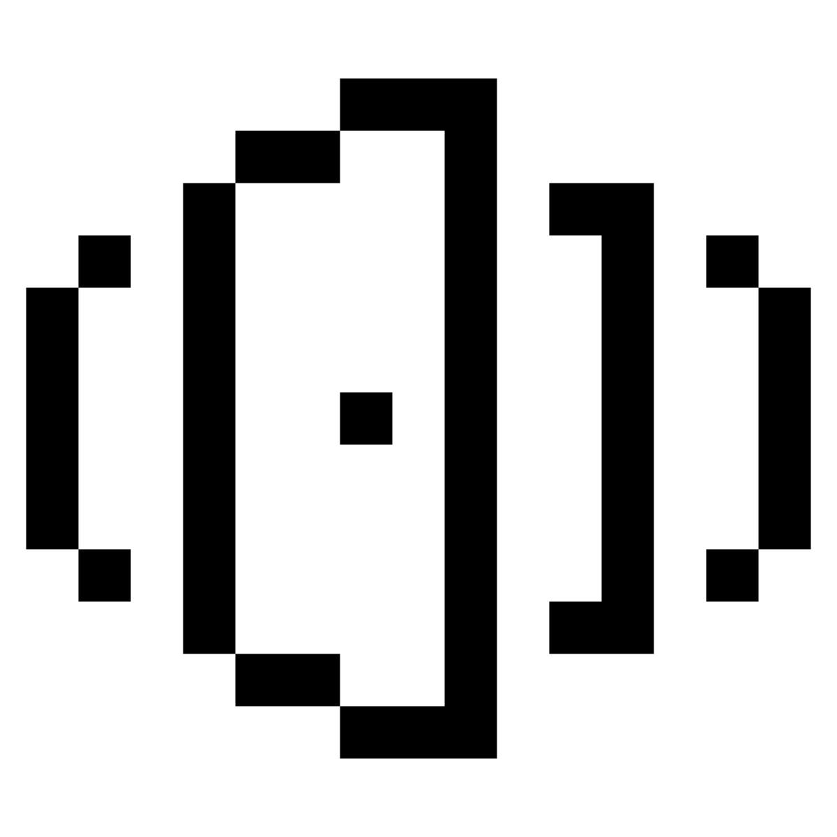 pixels style door sensor alarmed icon