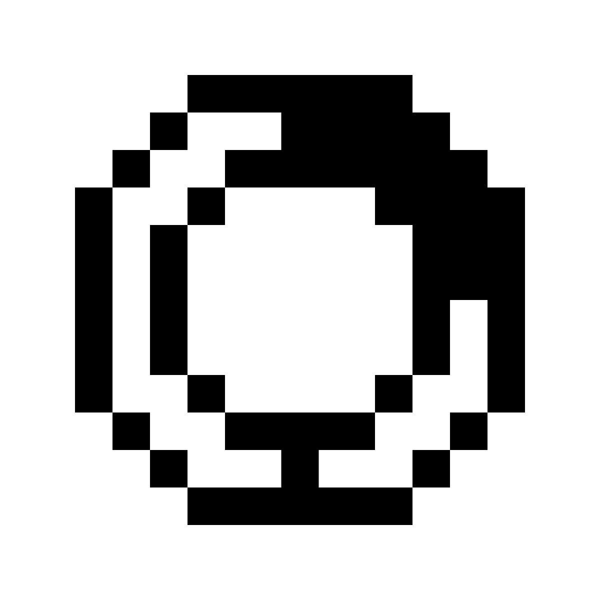 pixels style graphique camembert icon