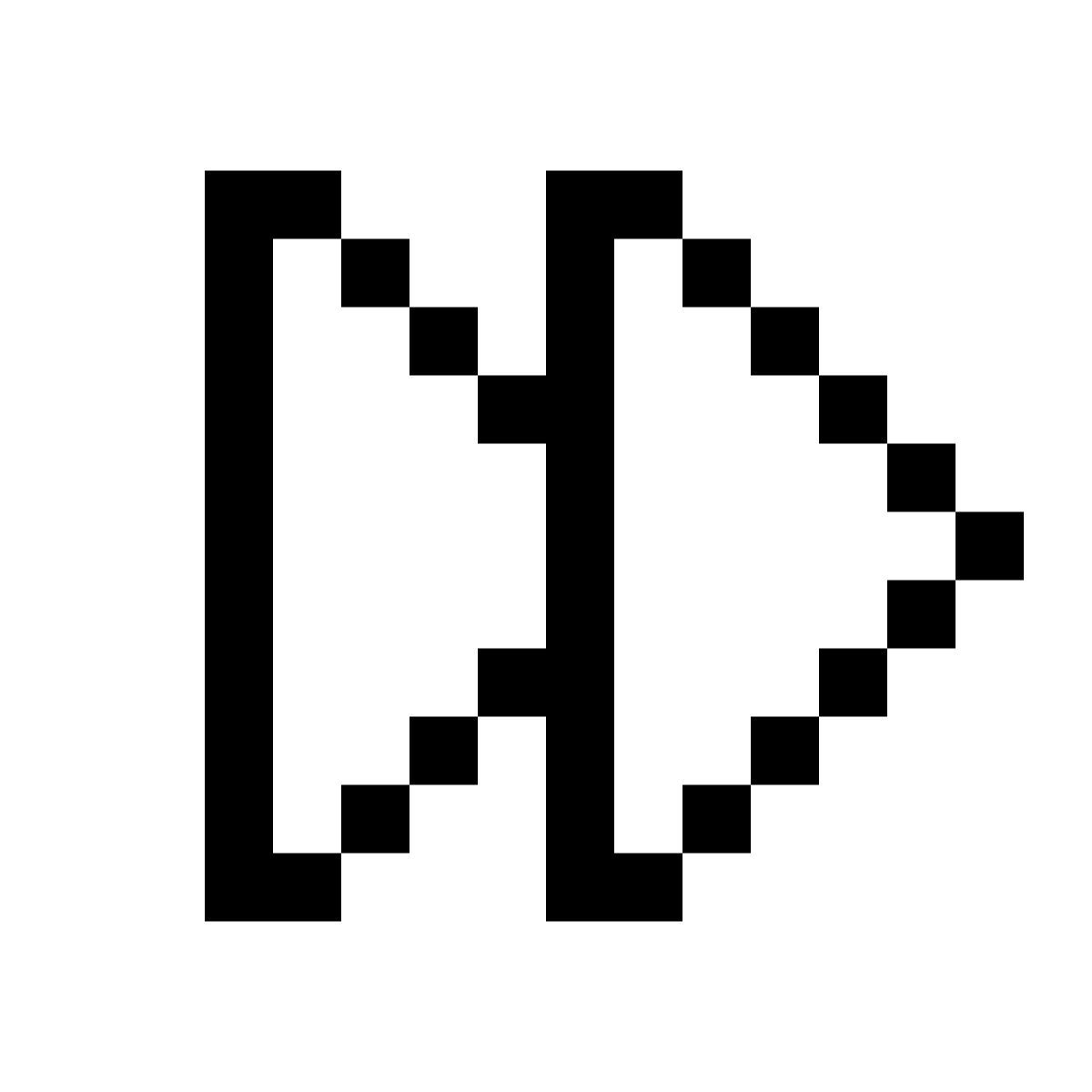 pixels style 빨리 감기 icon