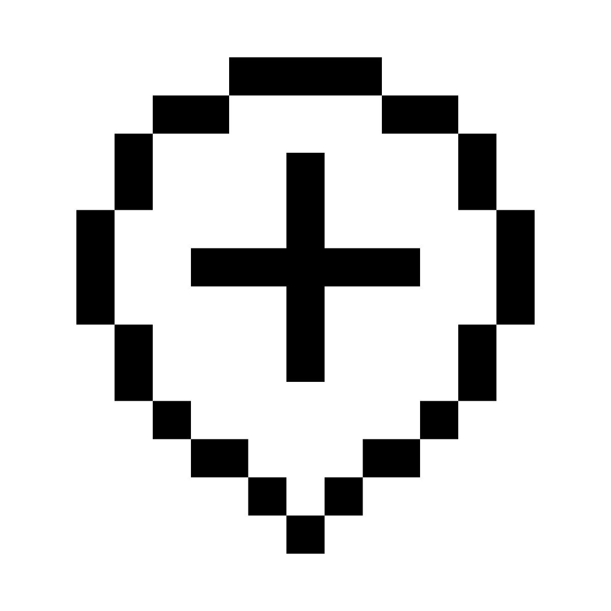 pixels style find clinic icon
