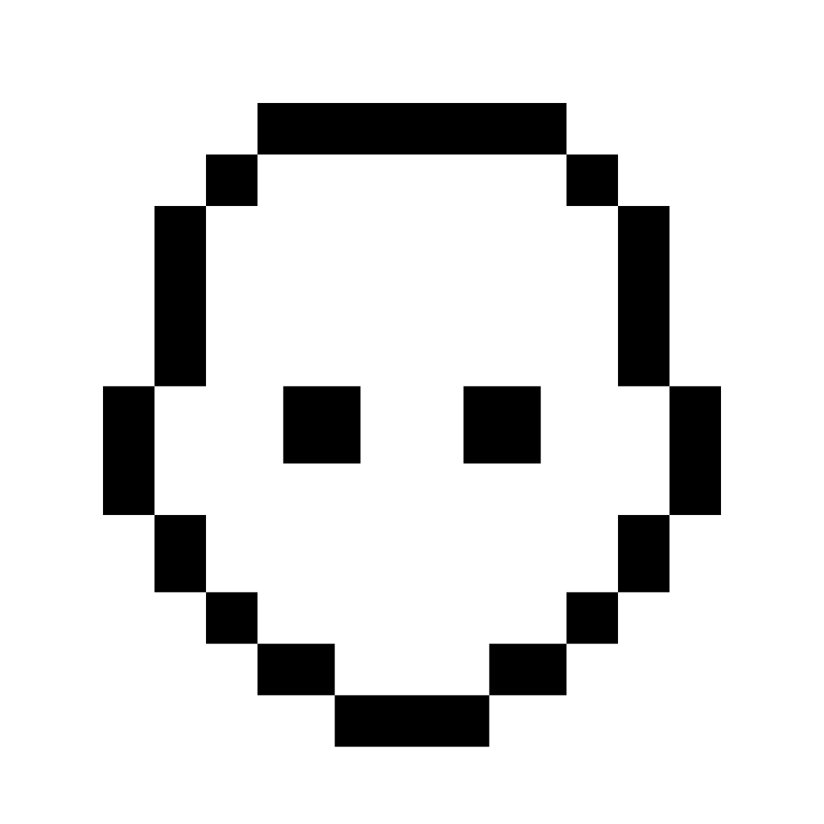 pixels style gender neutral user icon