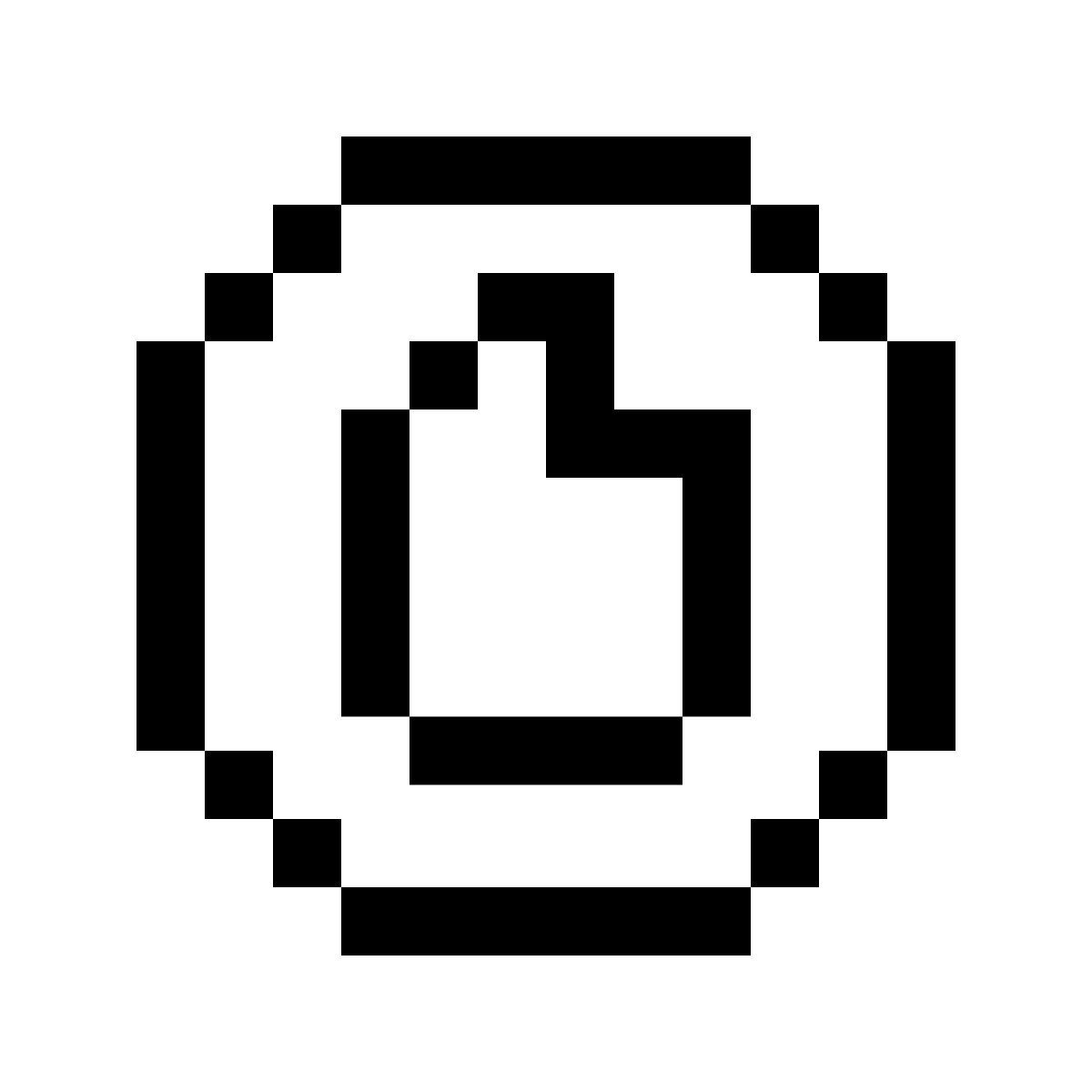 pixels style good quality icon