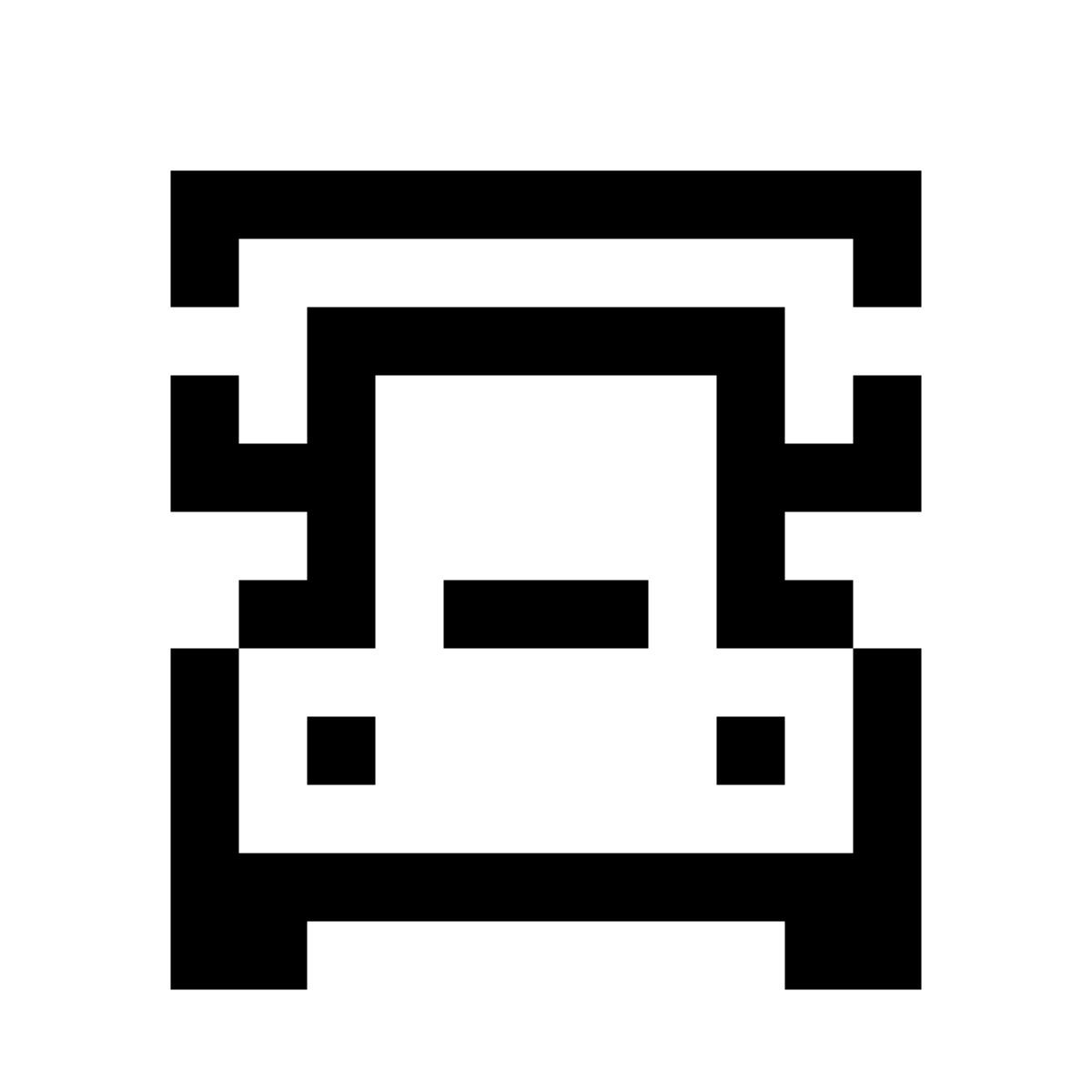 pixels style poids lourd icon