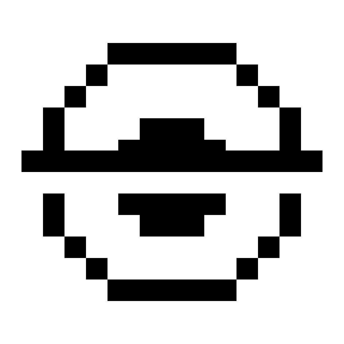 pixels style iris scan icon