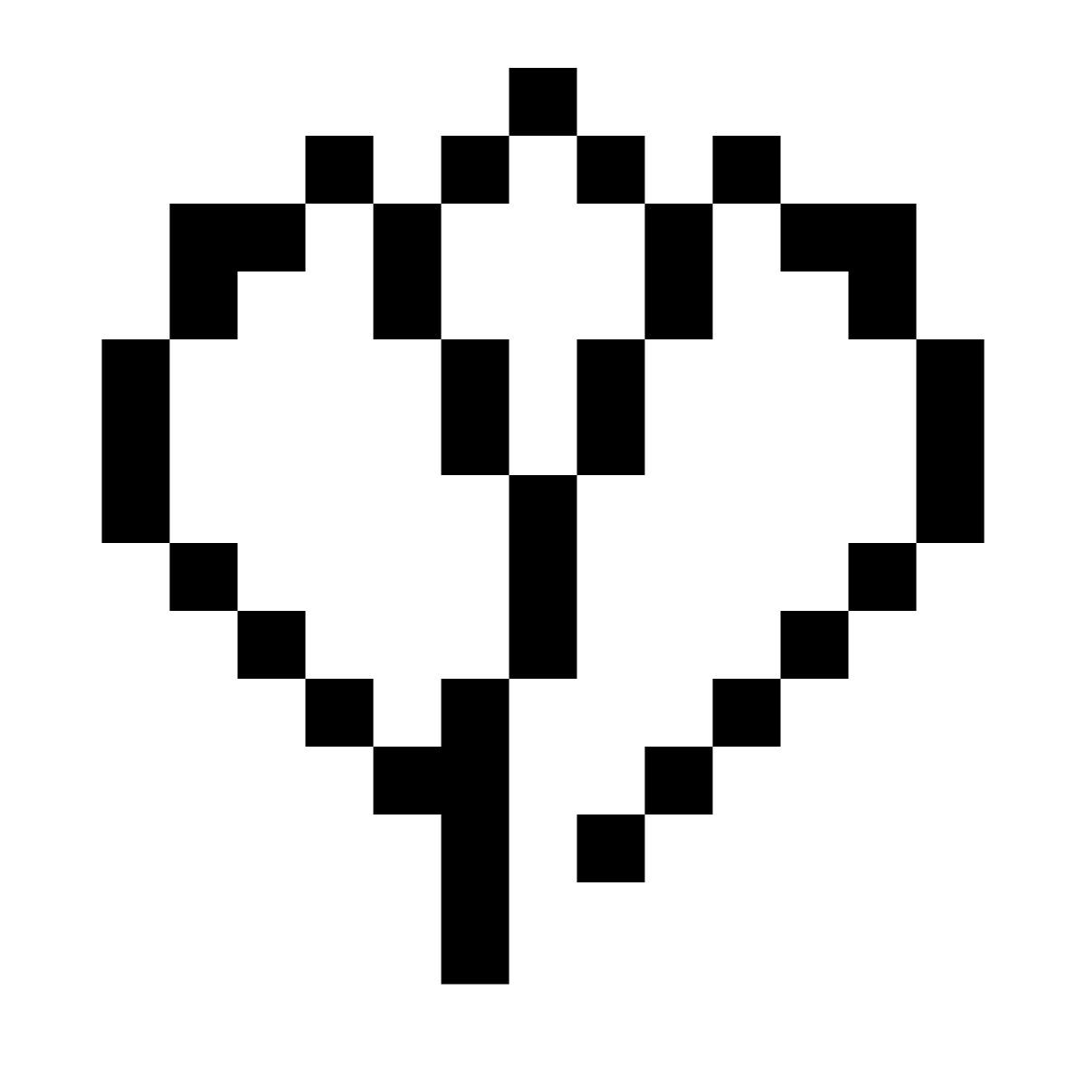 pixels style lechuga icon