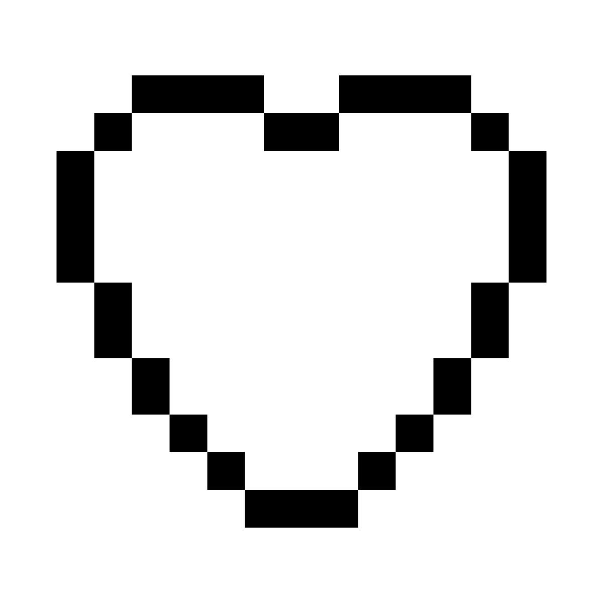 pixels style mi piace icon