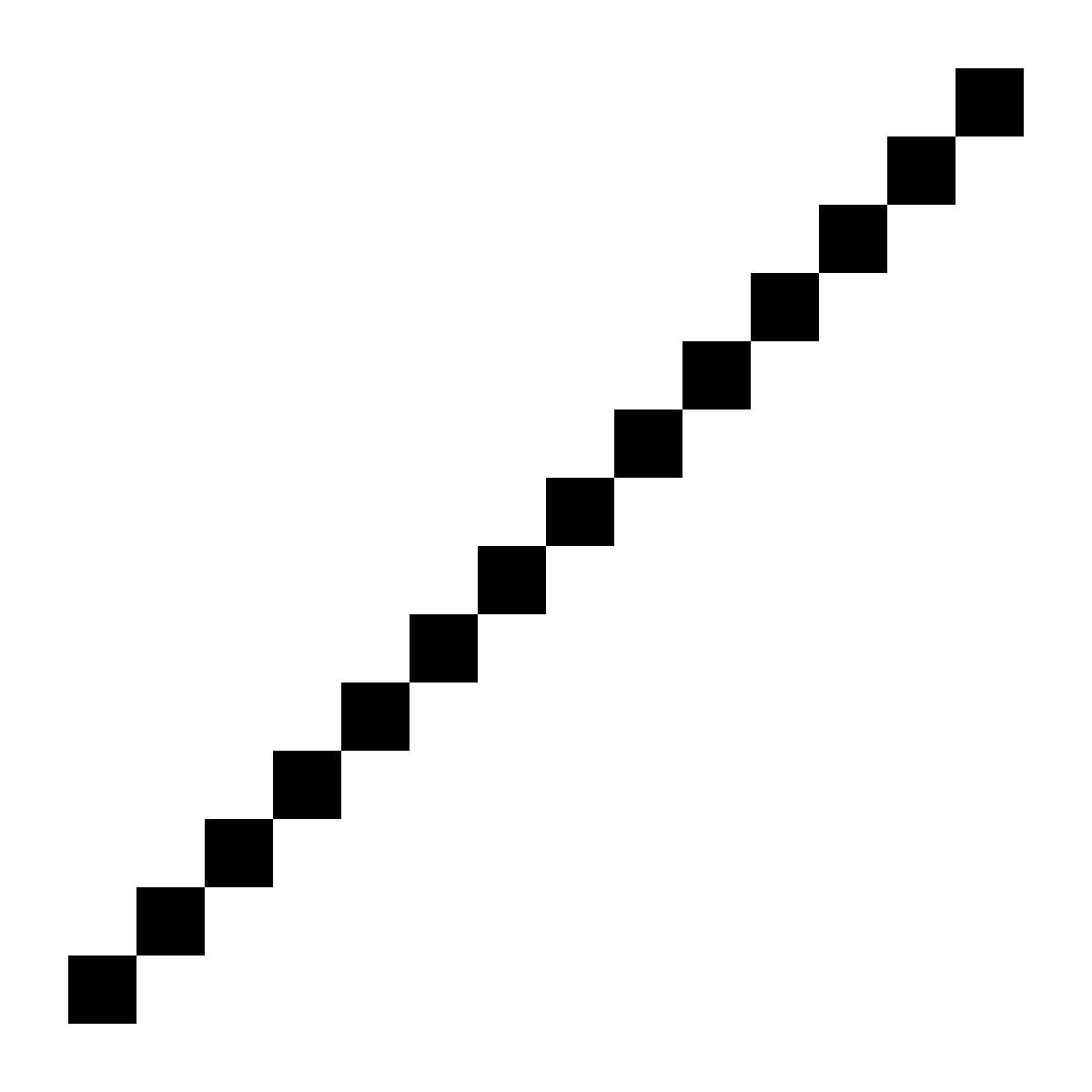 pixels style linea icon