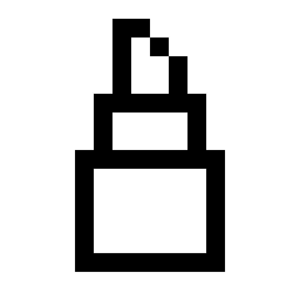 pixels style 口红 icon