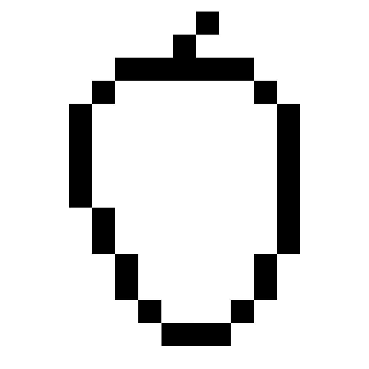 pixels style mango icon