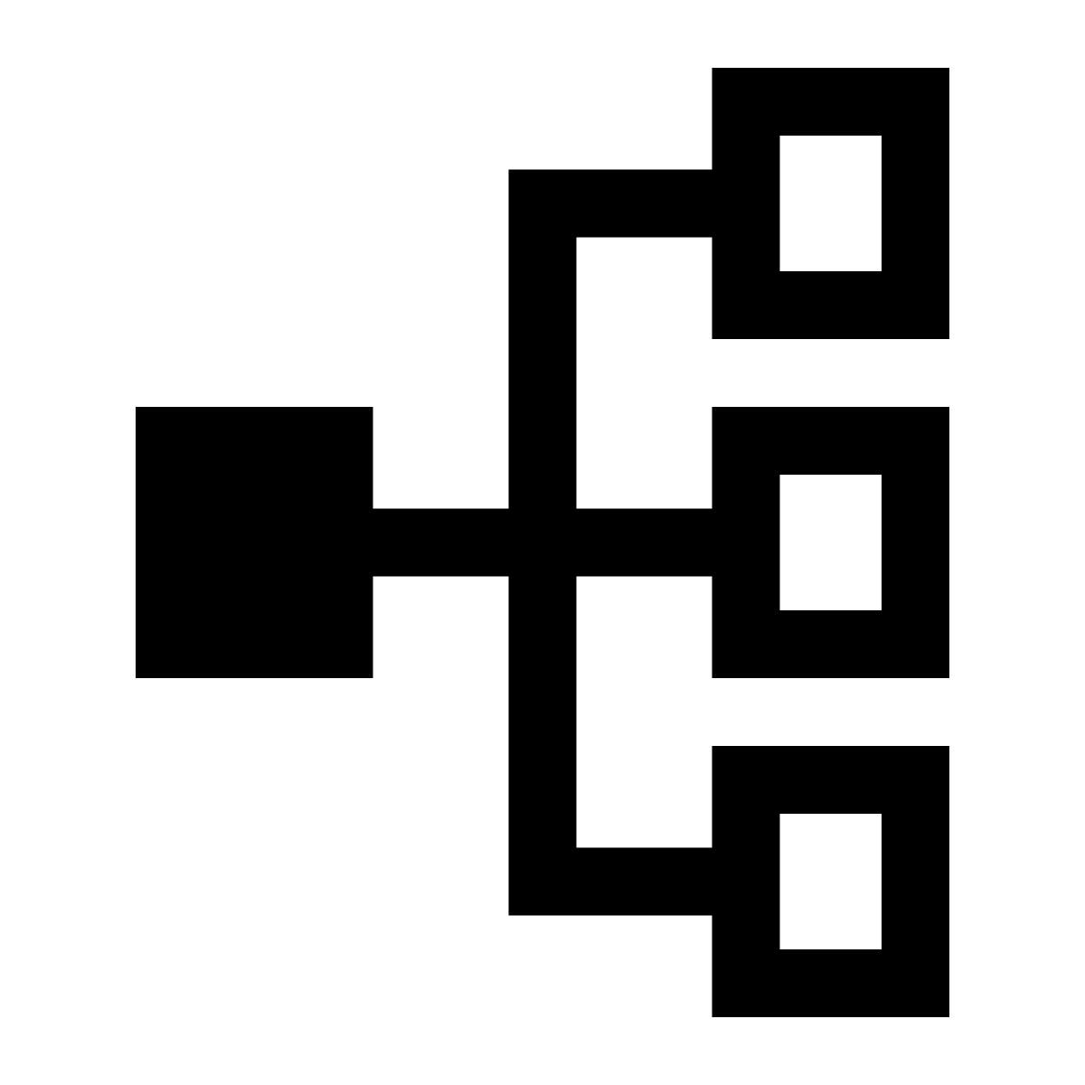 pixels style 병렬 작업 icon