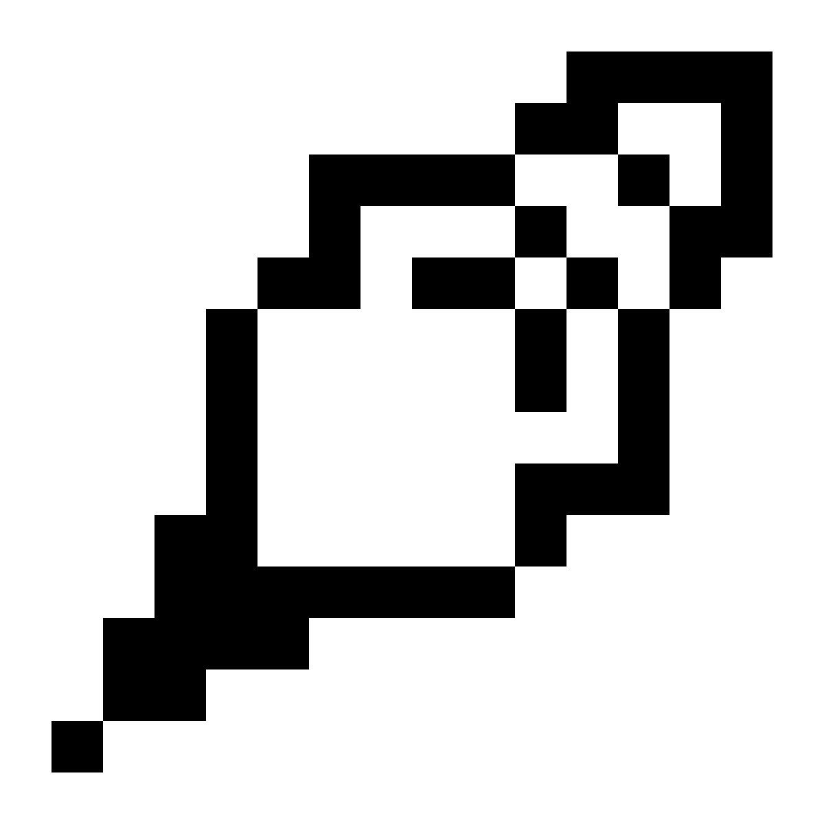 pixels style poche à douille pâtissière icon