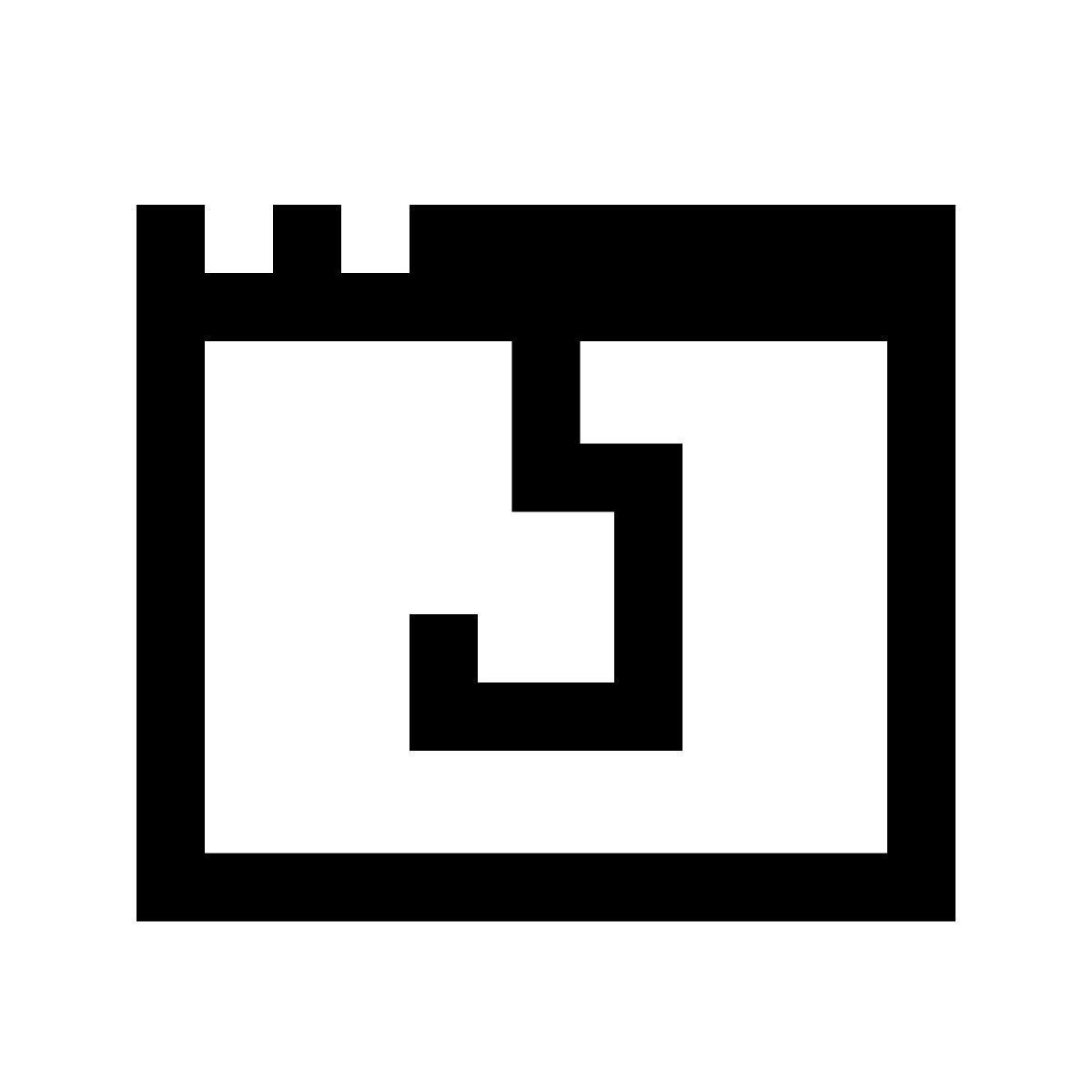 pixels style phishing icon