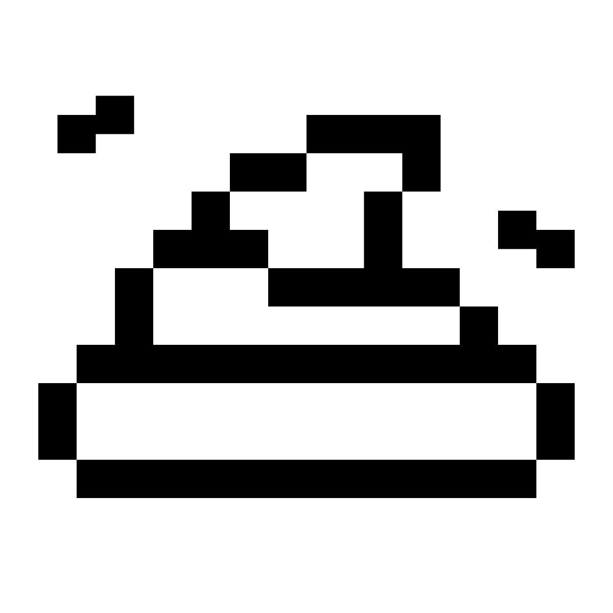 pixels style 便便 icon