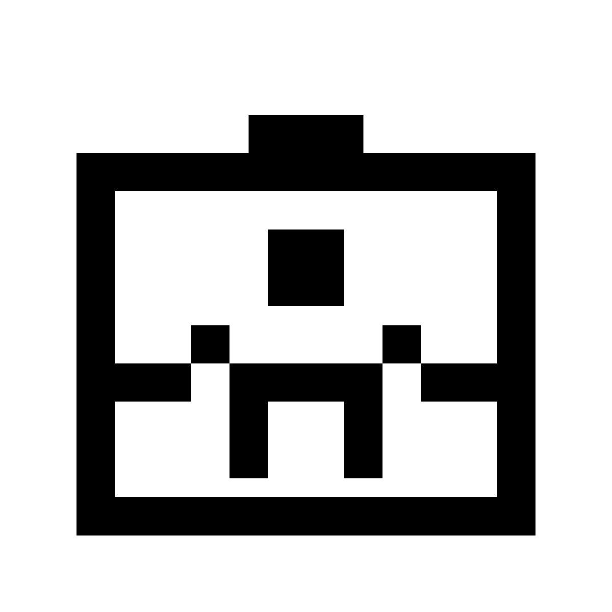 pixels style portafoglio icon