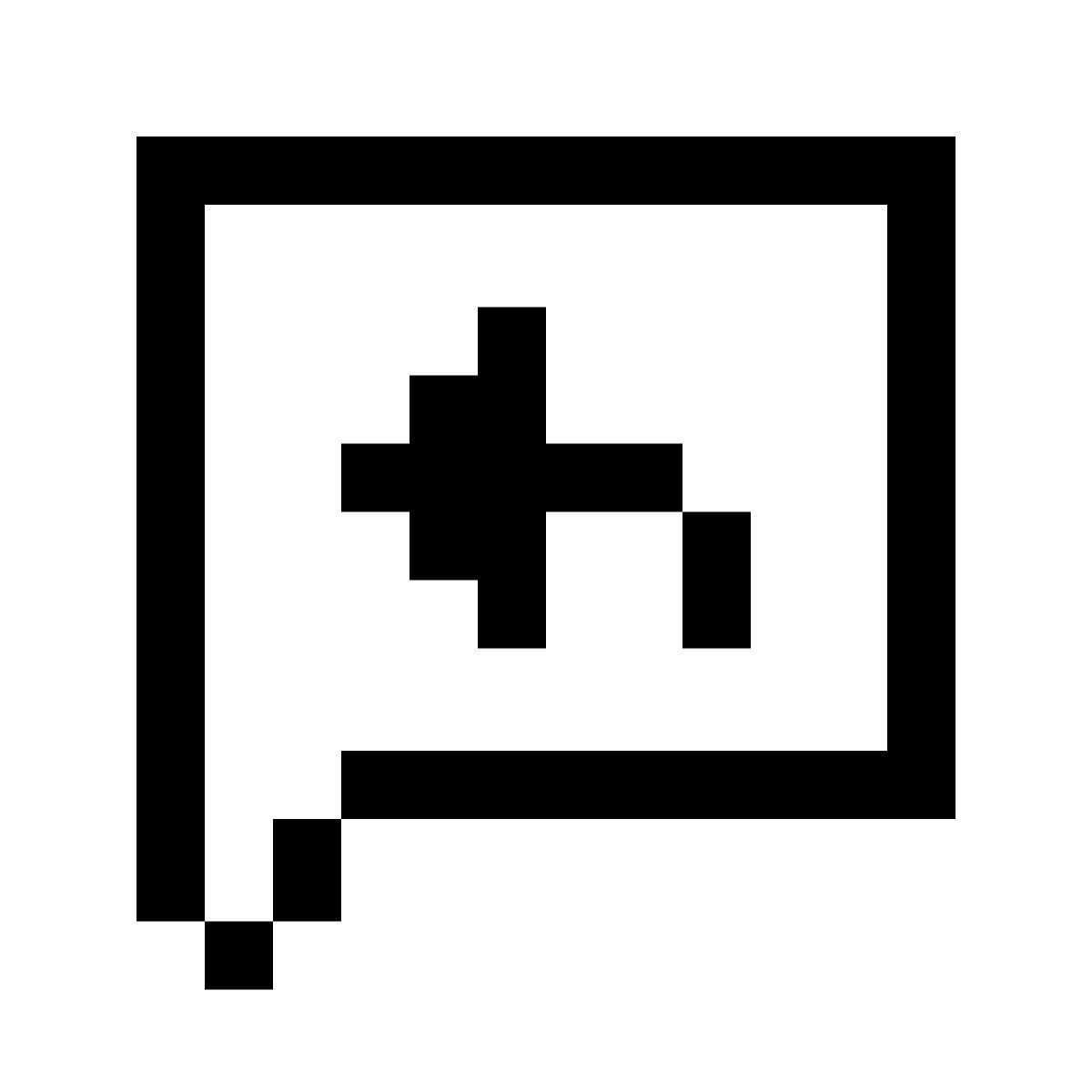 pixels style respuesta icon