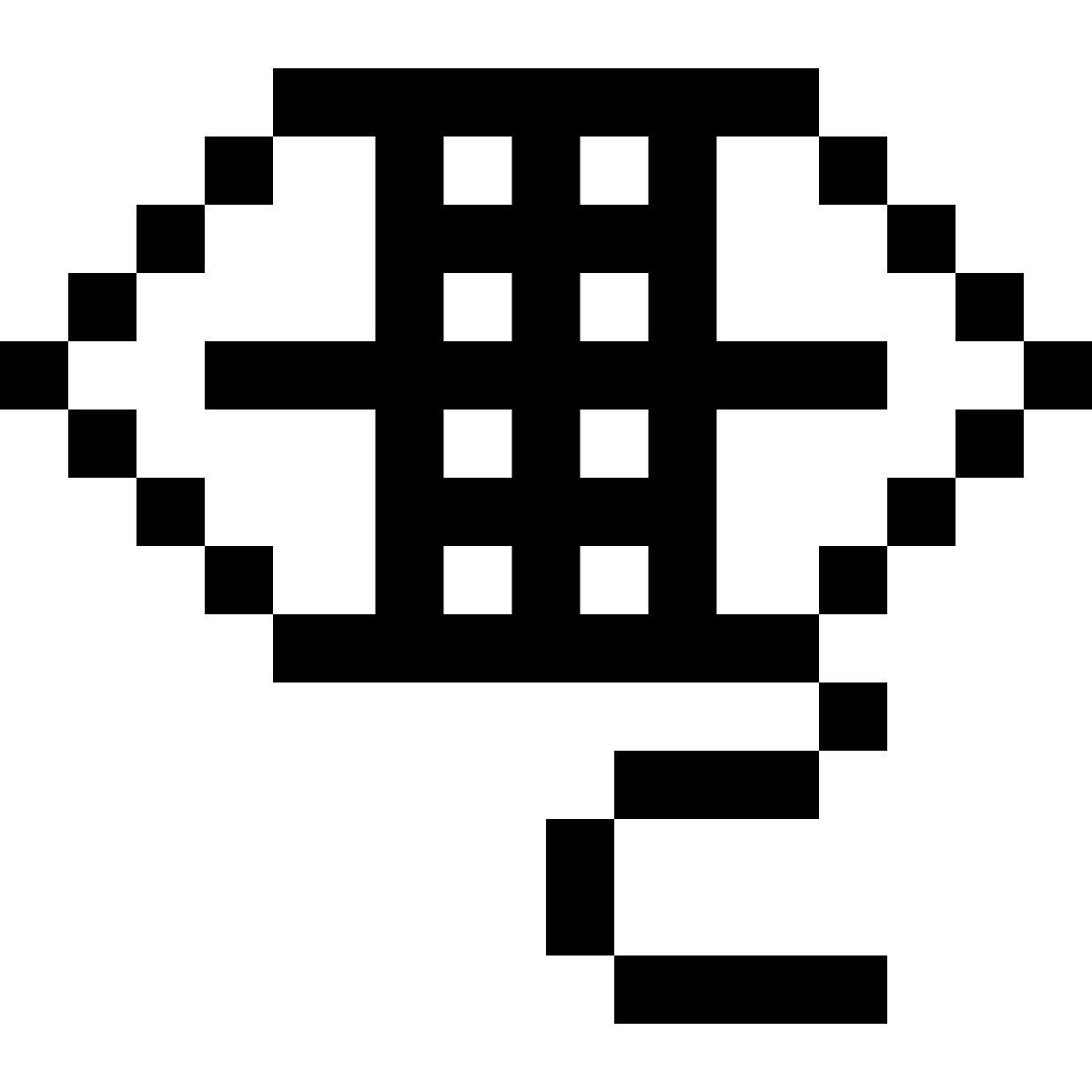 pixels style corda icon