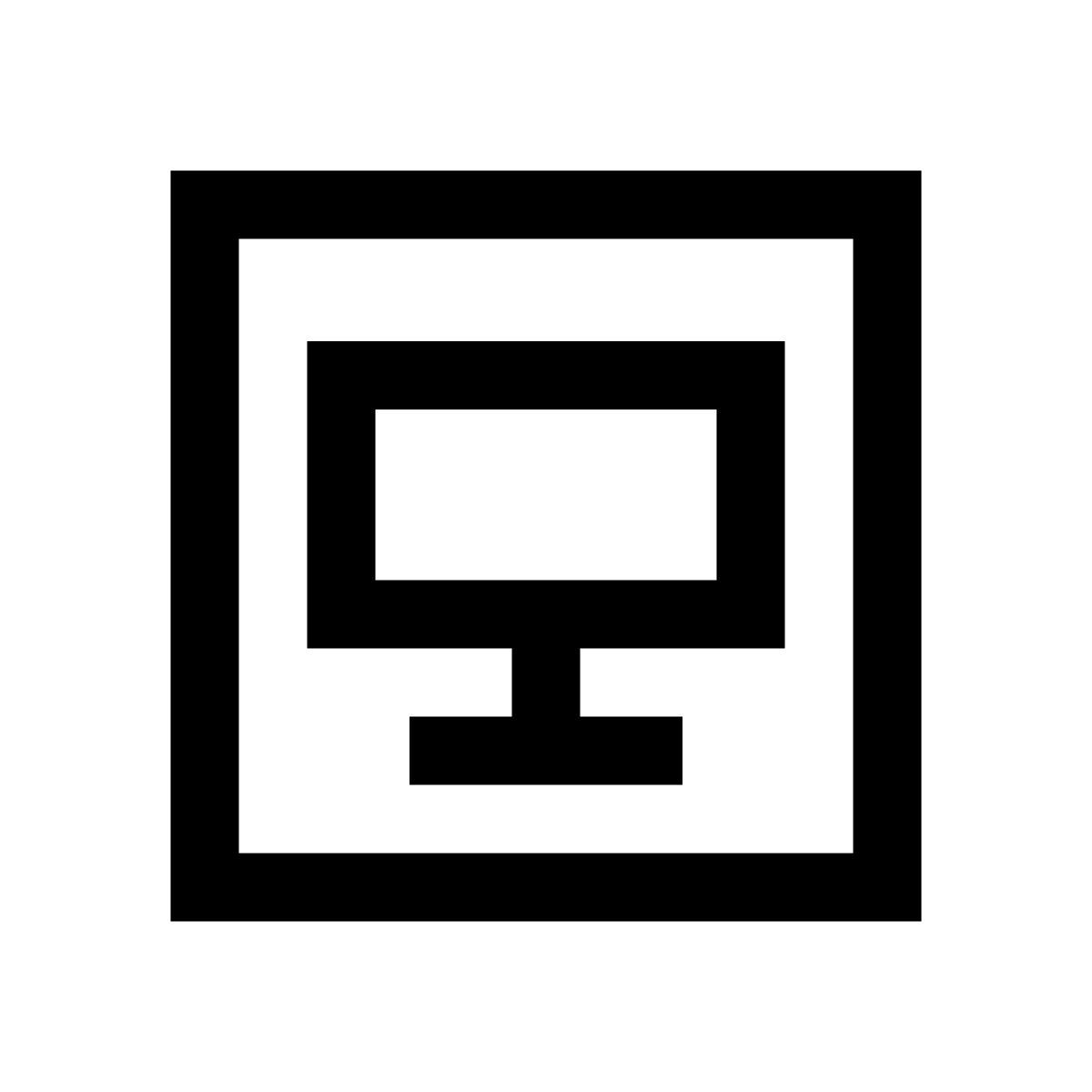 pixels style sandbox icon