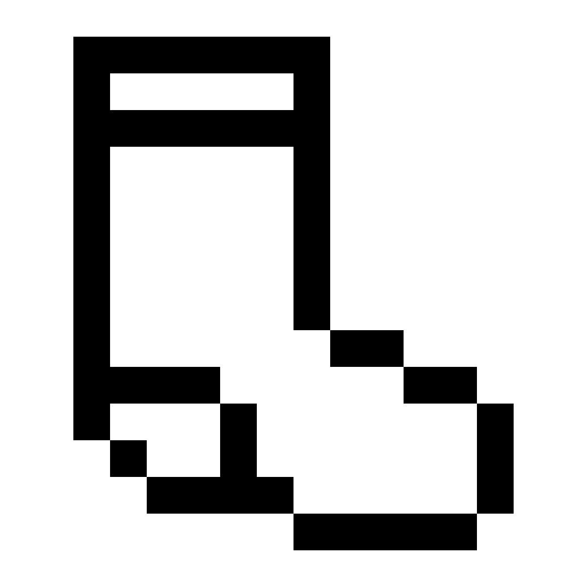 pixels style calzini icon